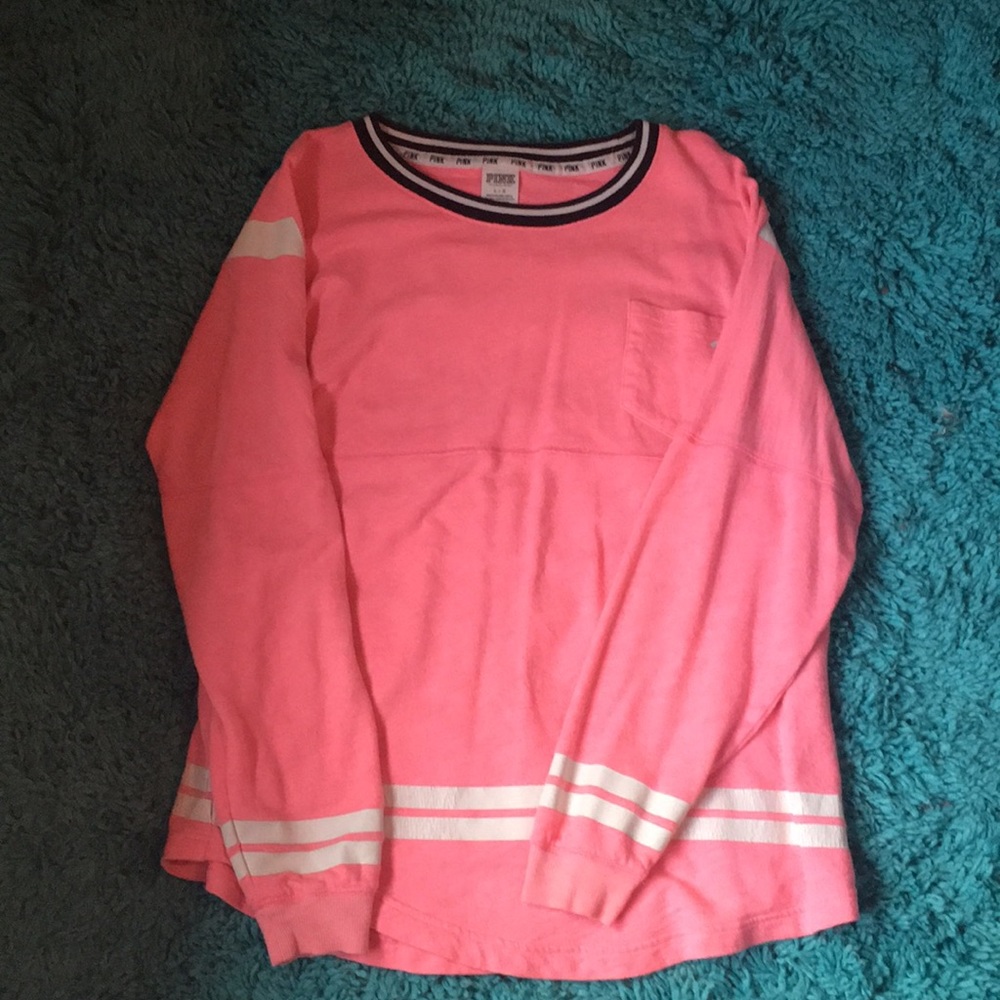 ❗️REDUCEDPink Victoria’s Secret long sleeve size L